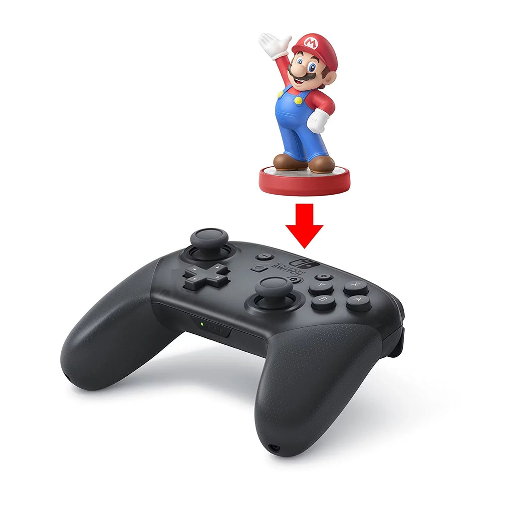 Neon Blue Wireless Hero Screen and Edition Switch & Extra Red Dungeons Cleaning Cloth Controller, with Console Nintendo Minecraft