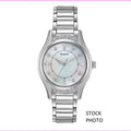 Watch Diamonds Bulova Mother Dial Dress of Pearl 96R216 White Women's 16