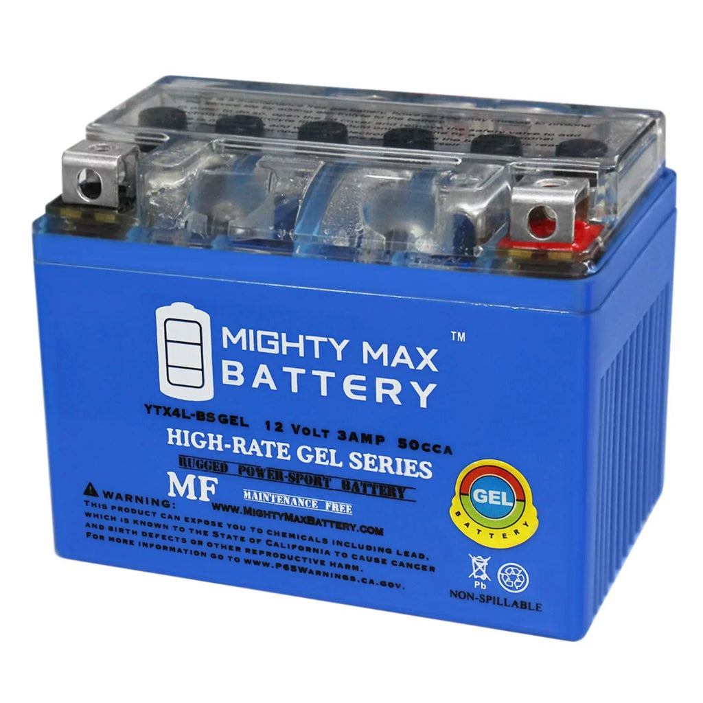 for GEL YTX4L-BS Battery GSI Sea-Doo 1997 Replacement