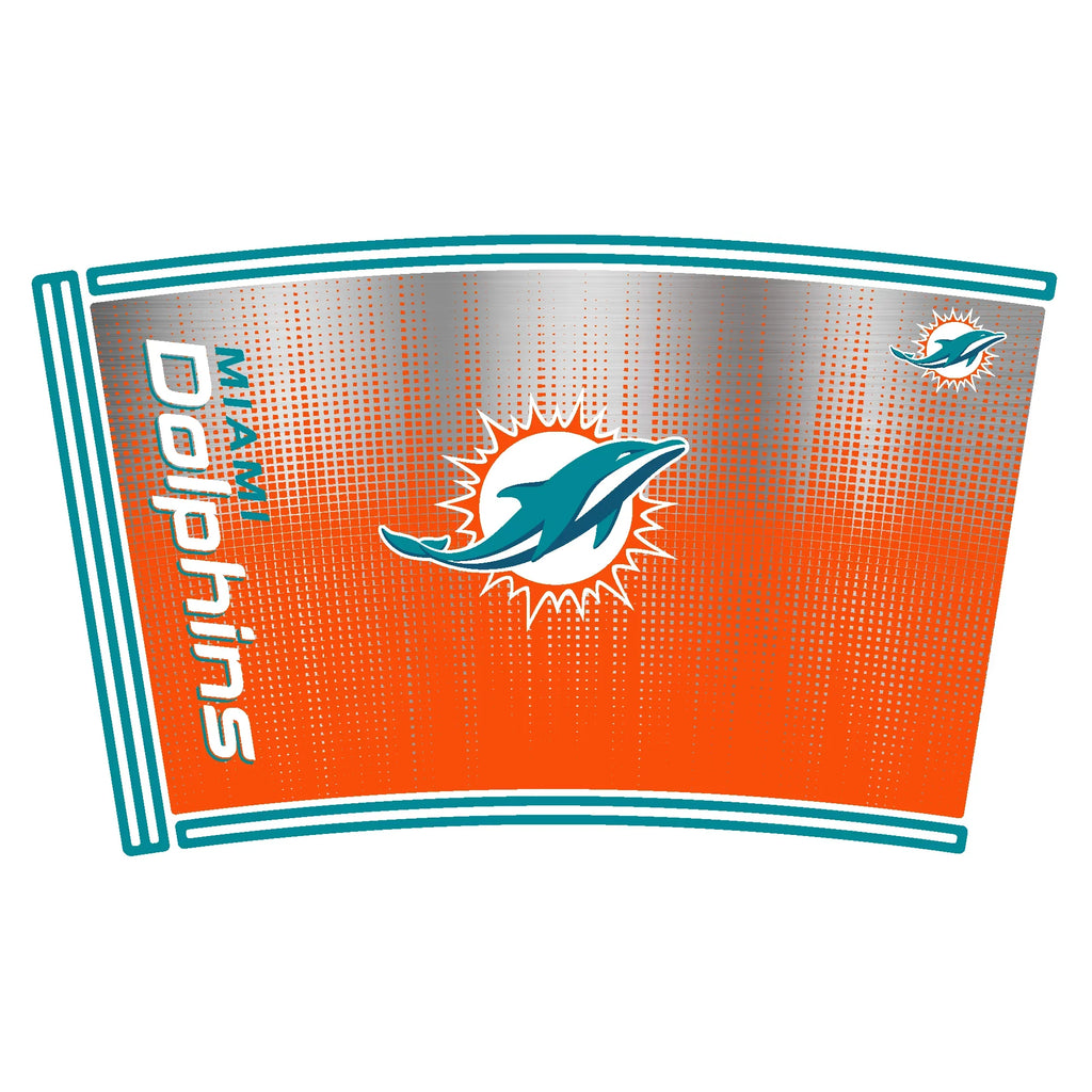 Miami Roadie 18oz. Dolphins Tumbler