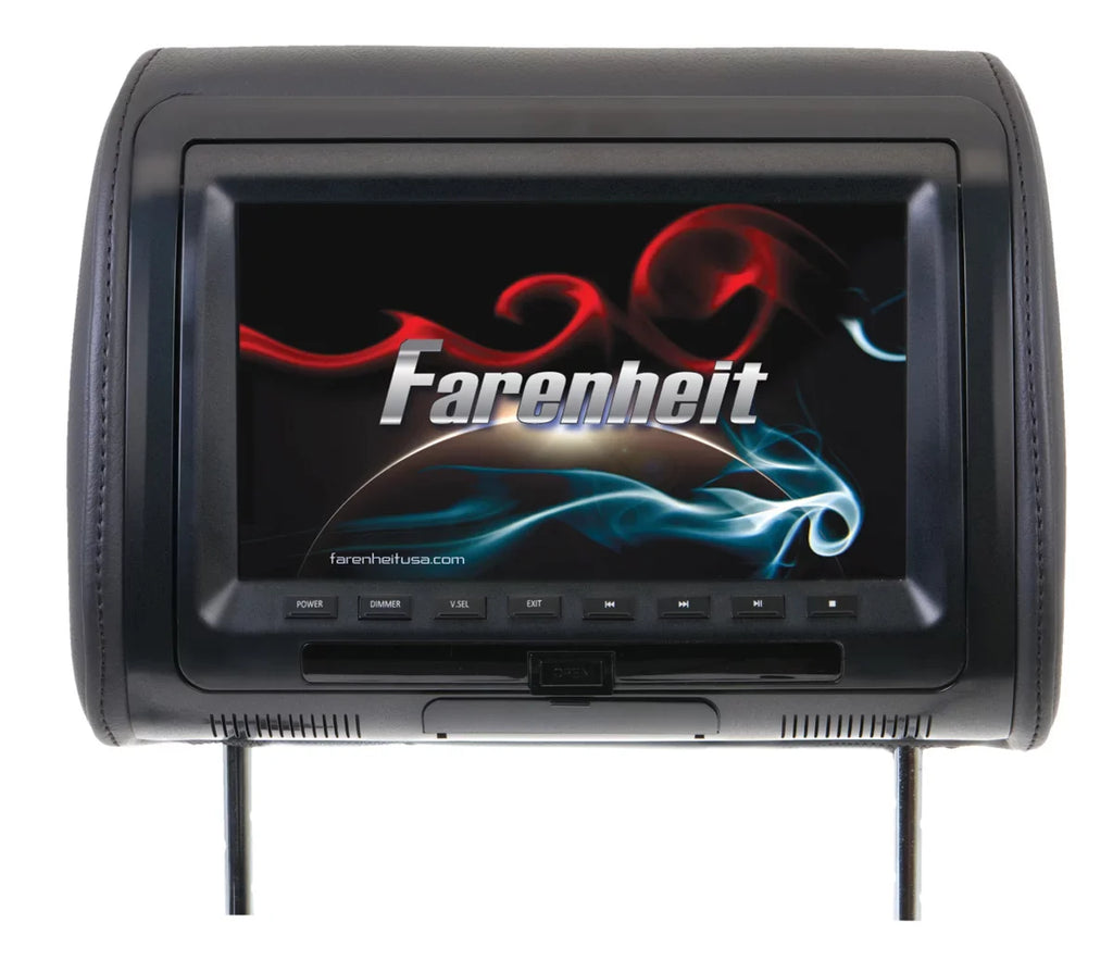 Car 16:9 9" LCD, Farenheit Player, HRD-91CC DVD