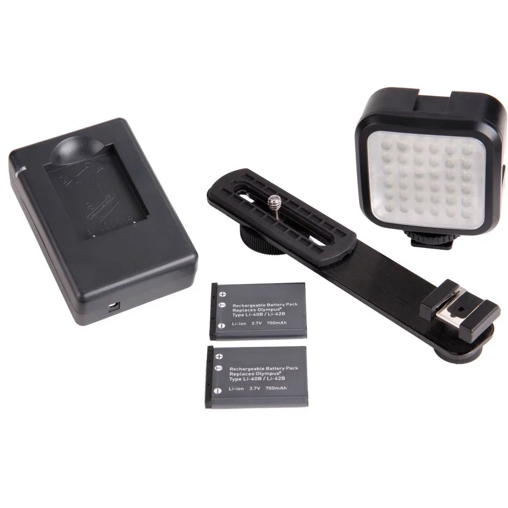 LED Camera Kodak 32GB PIXPRO Battery (Red)+ Extra Digital Kit - WPZ2 +