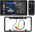 Android DIN Soundstream VRCPAA-70M Apple +Camera Silver & CarPlay 7" Double Bluetooth