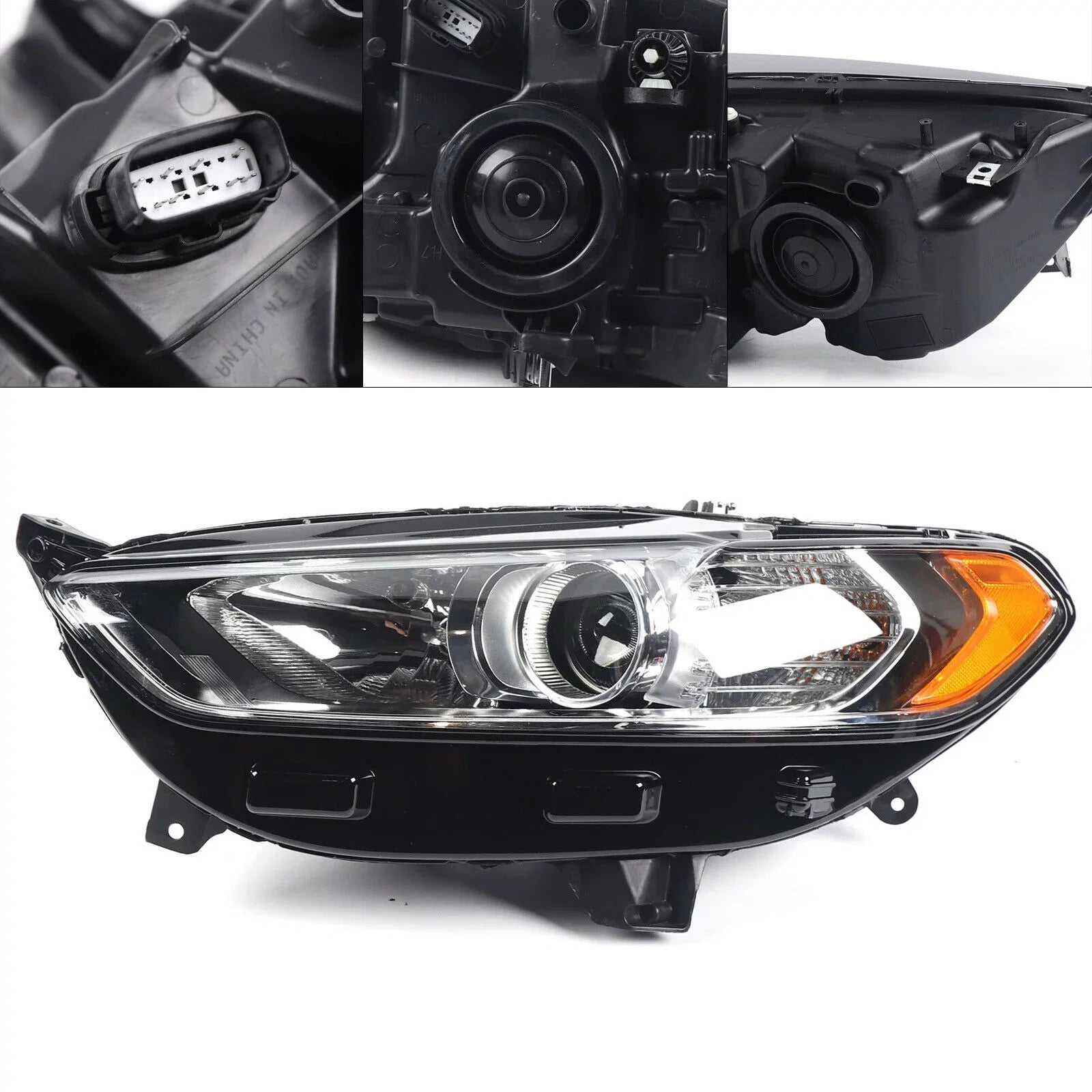 Assembly Headlamp Side Side LH For Left Headlight Light Driver Halogen Driver 2013-2016 Ford Lamp Fusion Headlight
