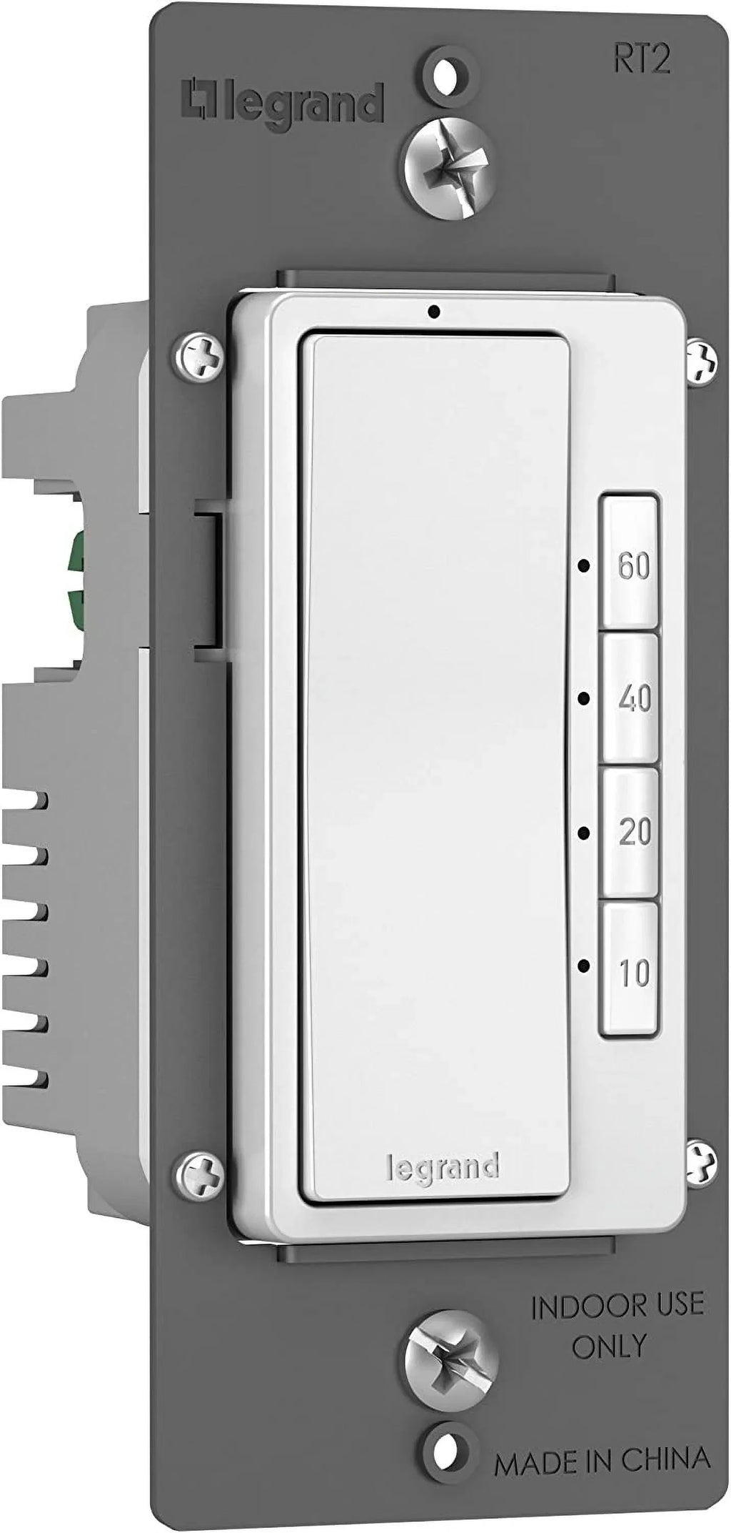Timer Legrand 4 60MIN Switch Pass WHT Pack & Seymour
