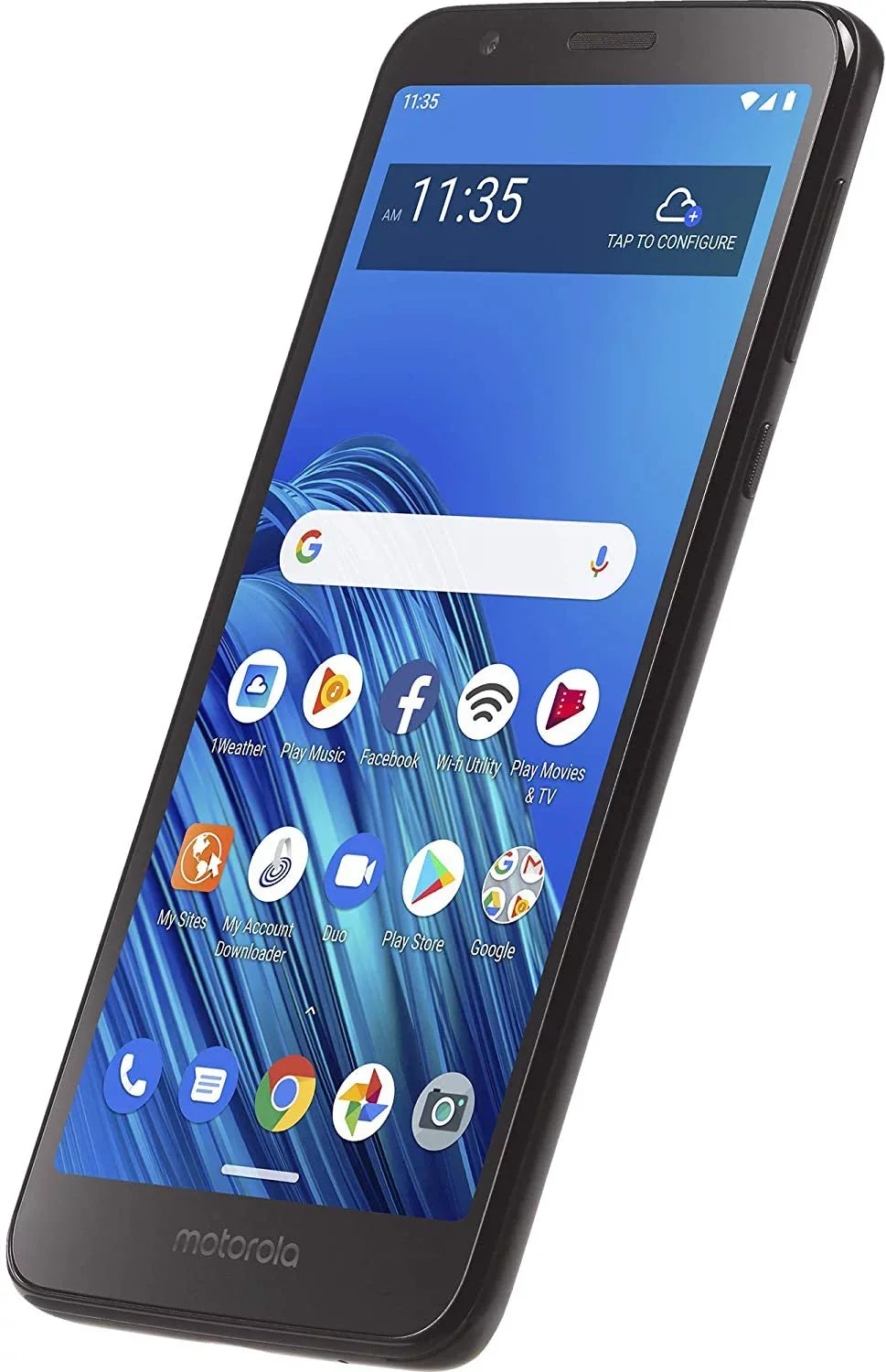 E6 TracFone 4G Moto Motorola Prepaid Smartphone Locked LTE Black 32GB