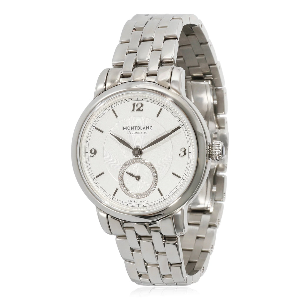 7470 Steel Pre-Owned in Legacy Montblanc Watch Star Women's 118535 Stainless