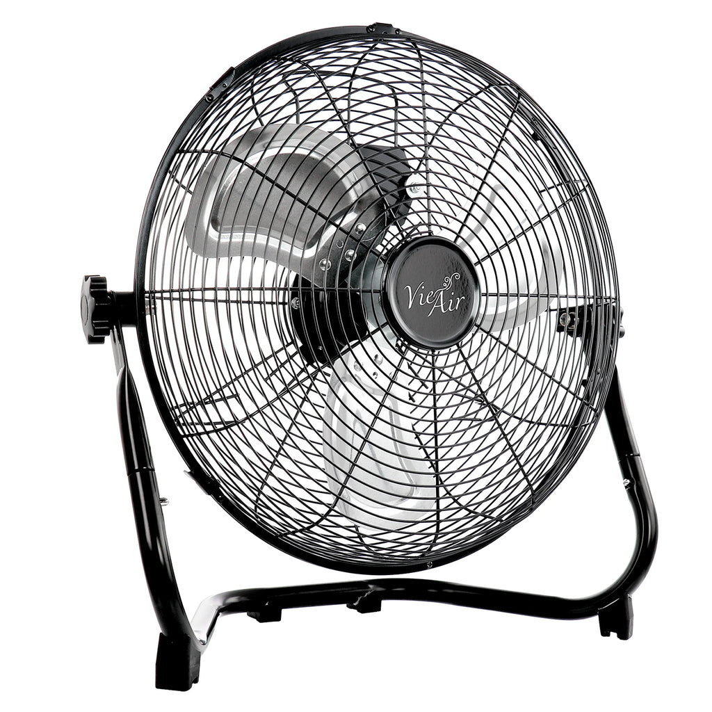 Twin Vie 14 Industrial with Duty Air Floor Inch Fan Settings Pack High Speed Heavy 3 Metal Velocity