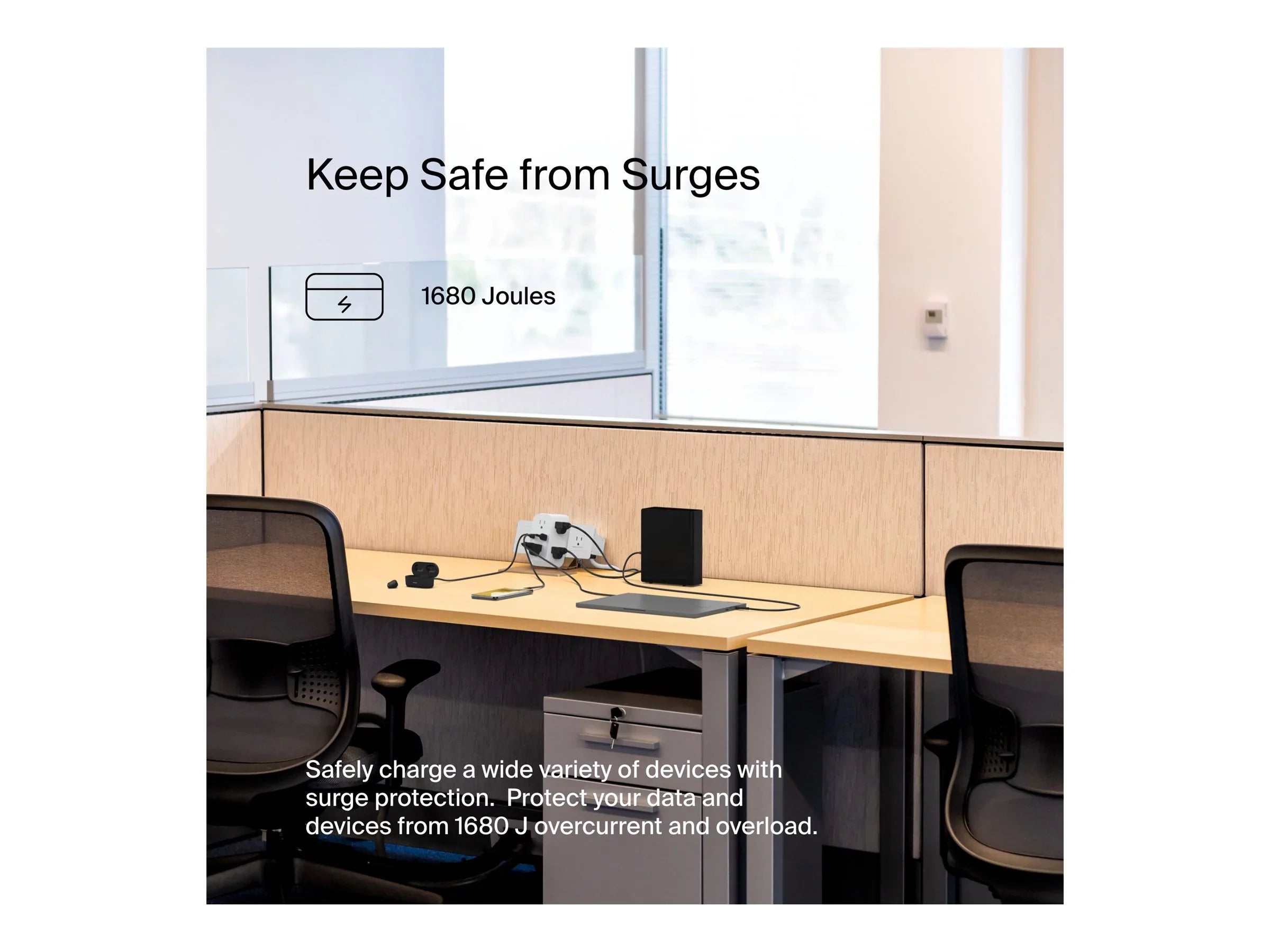 (wall output - connectors: protector 8 - - Belkin AC mountable) Surge