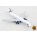 British Gemini 777-200ER 1-400 Airplane No.G-YMMS Down Flaps Model Jets Scale Reg