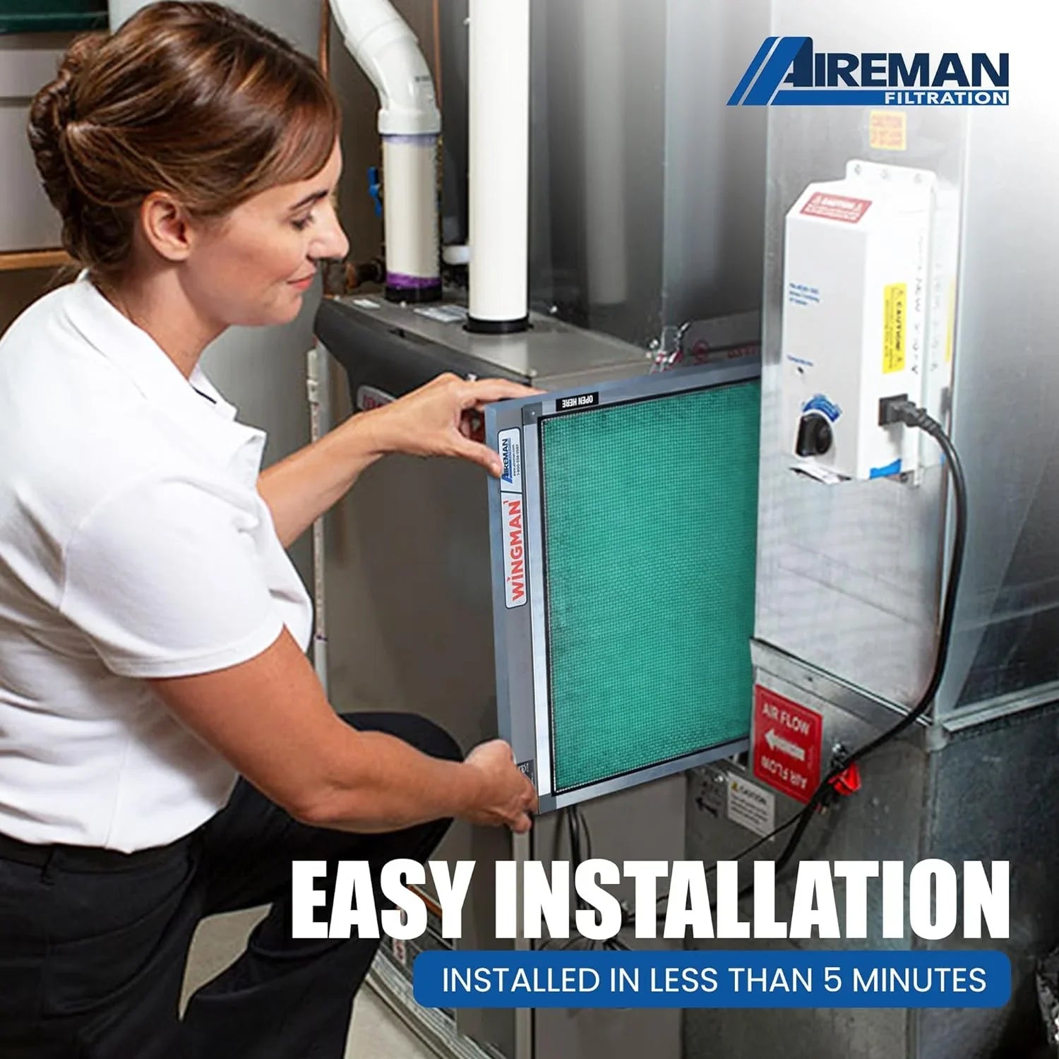 '- Air Air Purifier House Filter Replacement Supply Installed With Furnace - Homeowner Return, 1-Yr - Easy Air For HVAC, Of Conditioner Filters 20X25x1 Electronic Heater, Filters Air Pads -