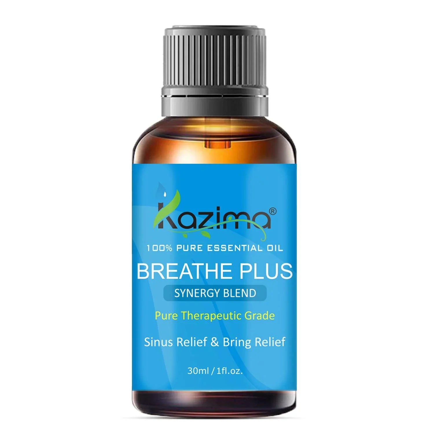 (30Ml) Kazima Therapeutic Essential Oil Grade Plus Pure Breathe Blend
