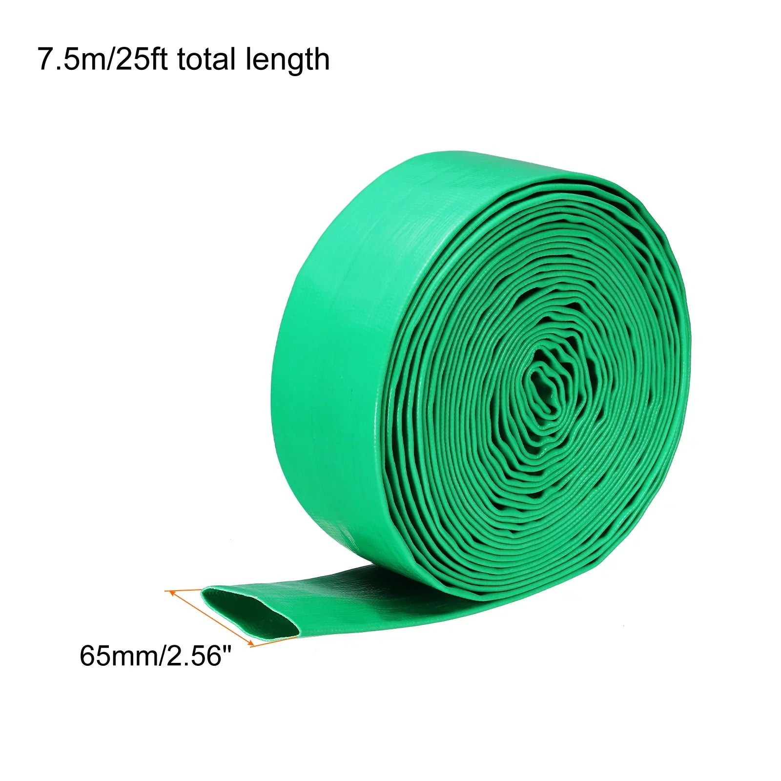 for Dia 33ft High Reinforced Discharge Hose PVC 0.3MPa Pool 65mm Pressure Backwash Swimming Hoses