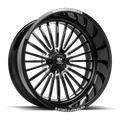BLACK 26X14 PRO WARHOG LUXXX FORGED 125CB 6X139.7 HD GLOSS WHEEL MILLED 6 LHD -76ET