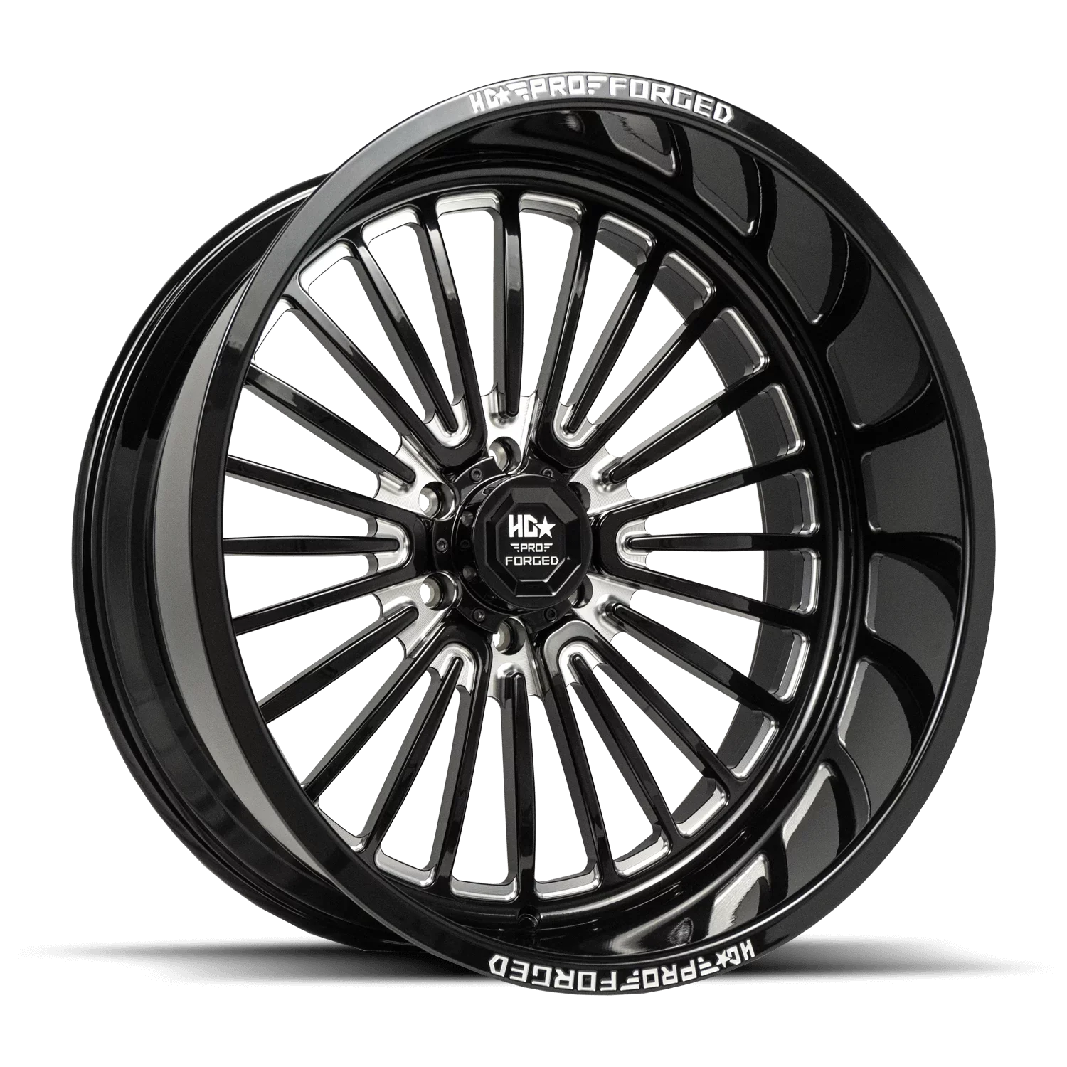 BLACK 26X14 PRO WARHOG LUXXX FORGED 125CB 6X139.7 HD GLOSS WHEEL MILLED 6 LHD -76ET