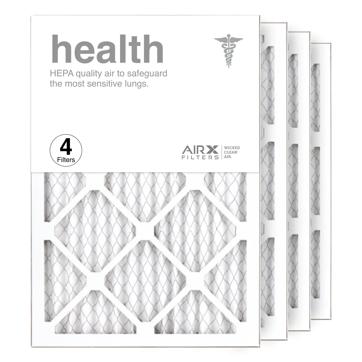 Made Air HVAC Filter Furnace Air the 13 AIRx 4-Pack in Filter, Health USA 14x20x1 Pleated Filters AC MERV