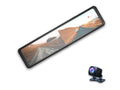 IPS Cars Mirror Vision,GPS with Mirror Touch Rearview Backup Sensor,Night for Camera,12" Cam Assistance/Monitor Screen Full 4K Parking Dash Tracking,