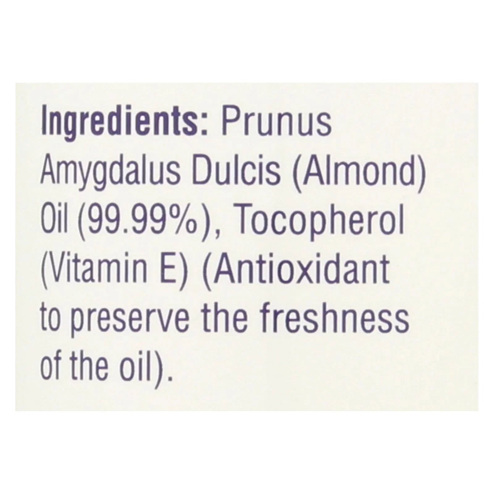 '- fl oz Heritage Products Oil Almond Sweet 8