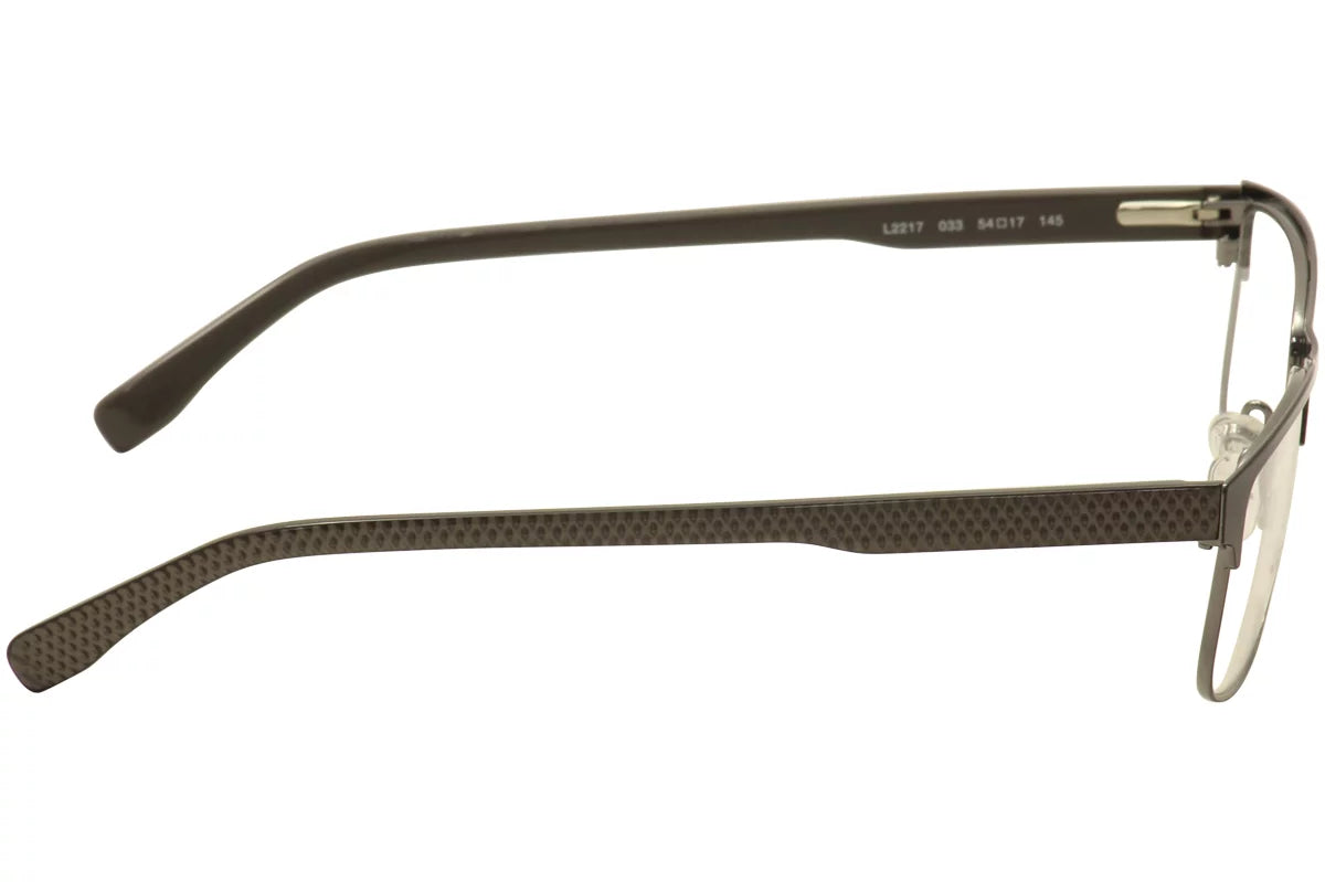 Full L/2217 Eyeglasses Men's 033 Rim L2217 Optical Gunmetal 54mm Lacoste Frame