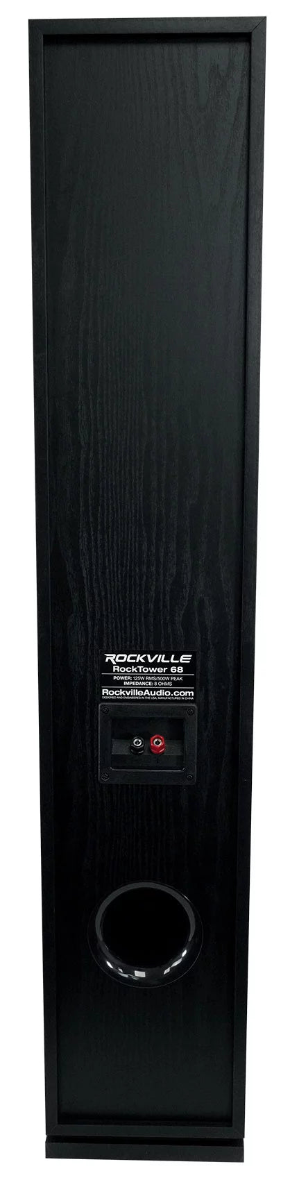 2000w Rockville Mixer+(2) Speakers 5 Receiver Black Bluetooth Home Tower SINGMIX