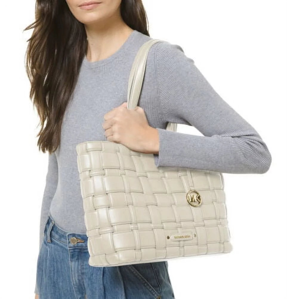 Tote Michael Ivy East/West Medium Kors Cream Light