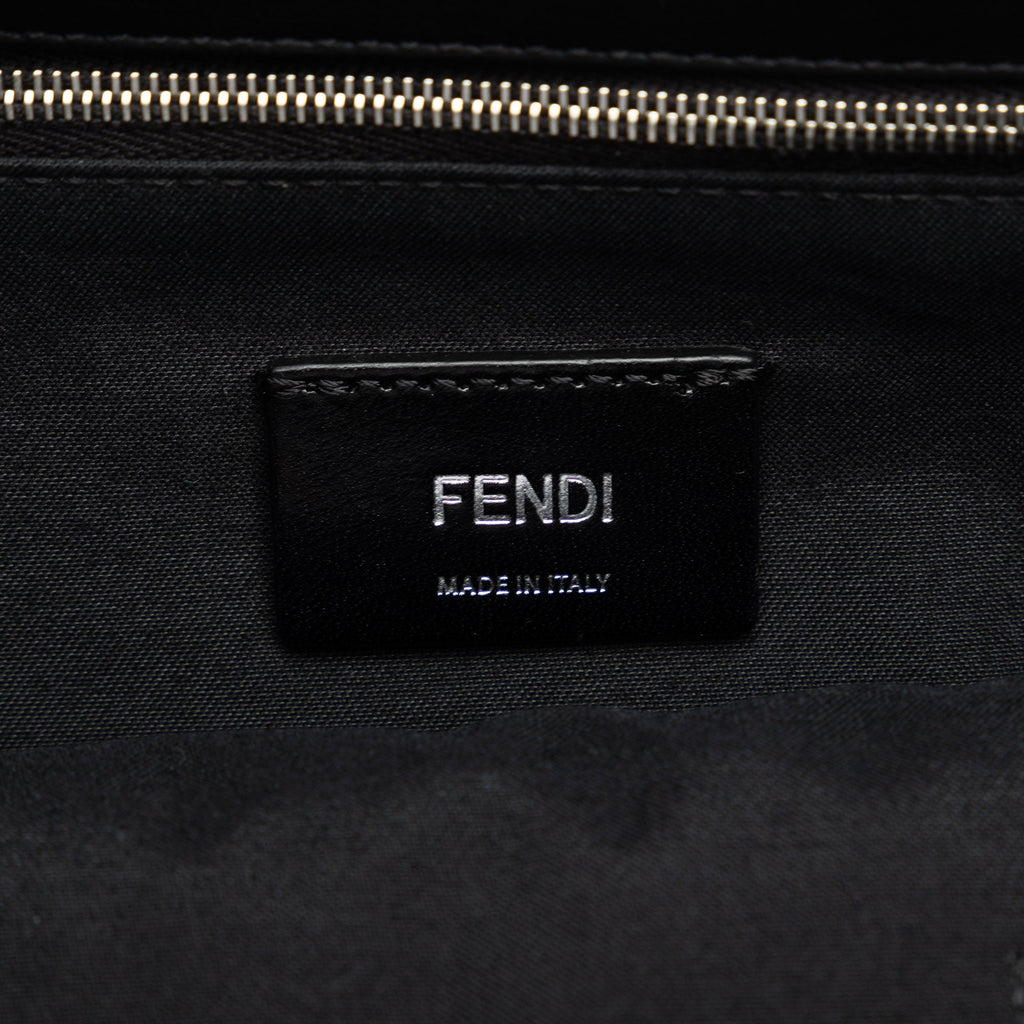 Pre-Owned Unisex Fendi Coated 1974 Brown Zucca Tote Shopping Canvas Fabric (Good) Authenticated Satchel