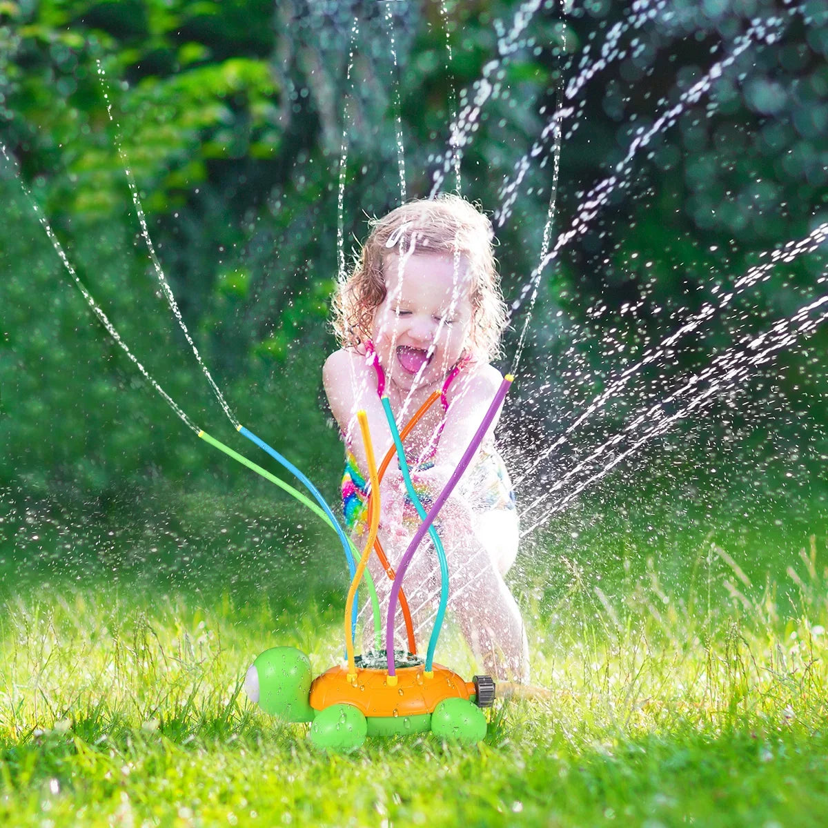 Toyvian Pool For Turtle Water Toys Outdoor Tortoise Garden Spraying Sprinkler Swimming Lawn