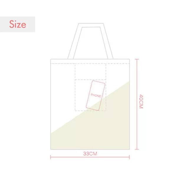 bs handbag satchel halloween shopping casual tote canvas l bag