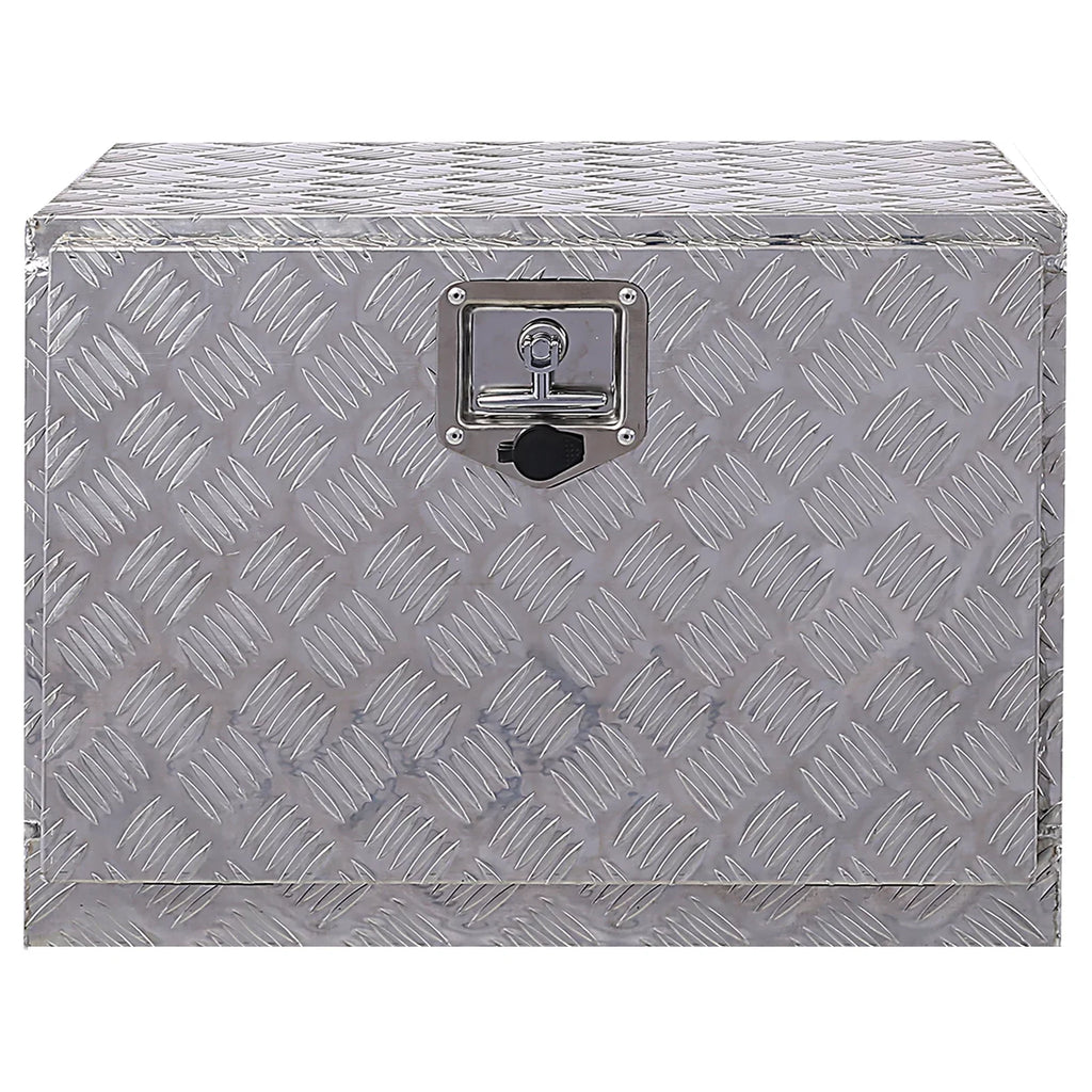 Silver Organizer, Box, JBLCC Underbody 24" Bed w/ Box, Truck Tool Tool Box Tool Outdoor Lock RV Trailer Aluminum Pickup Keys, Storage Storage Box,
