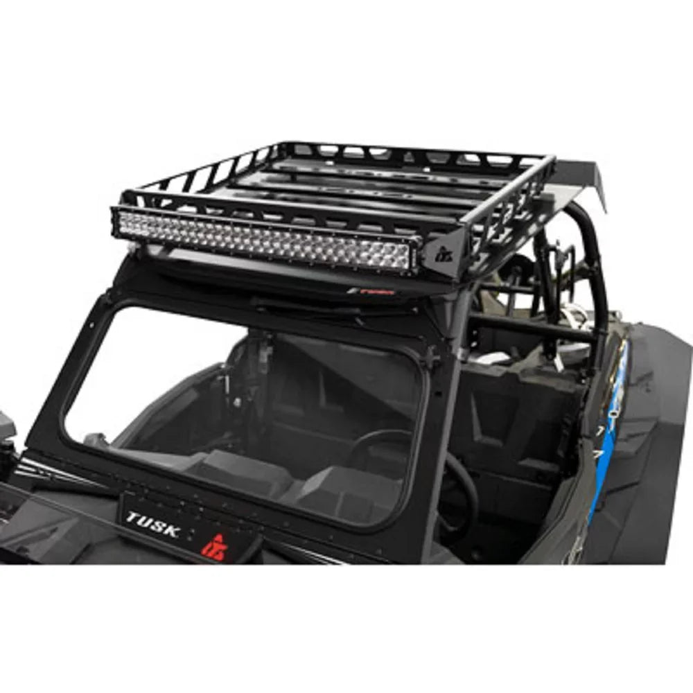 Limited Roof Edition Lt. Bar and Polaris V2 2019 XP UTV Compatible Rack With RZR 30" Rack Turbo Roof with Adventure Force