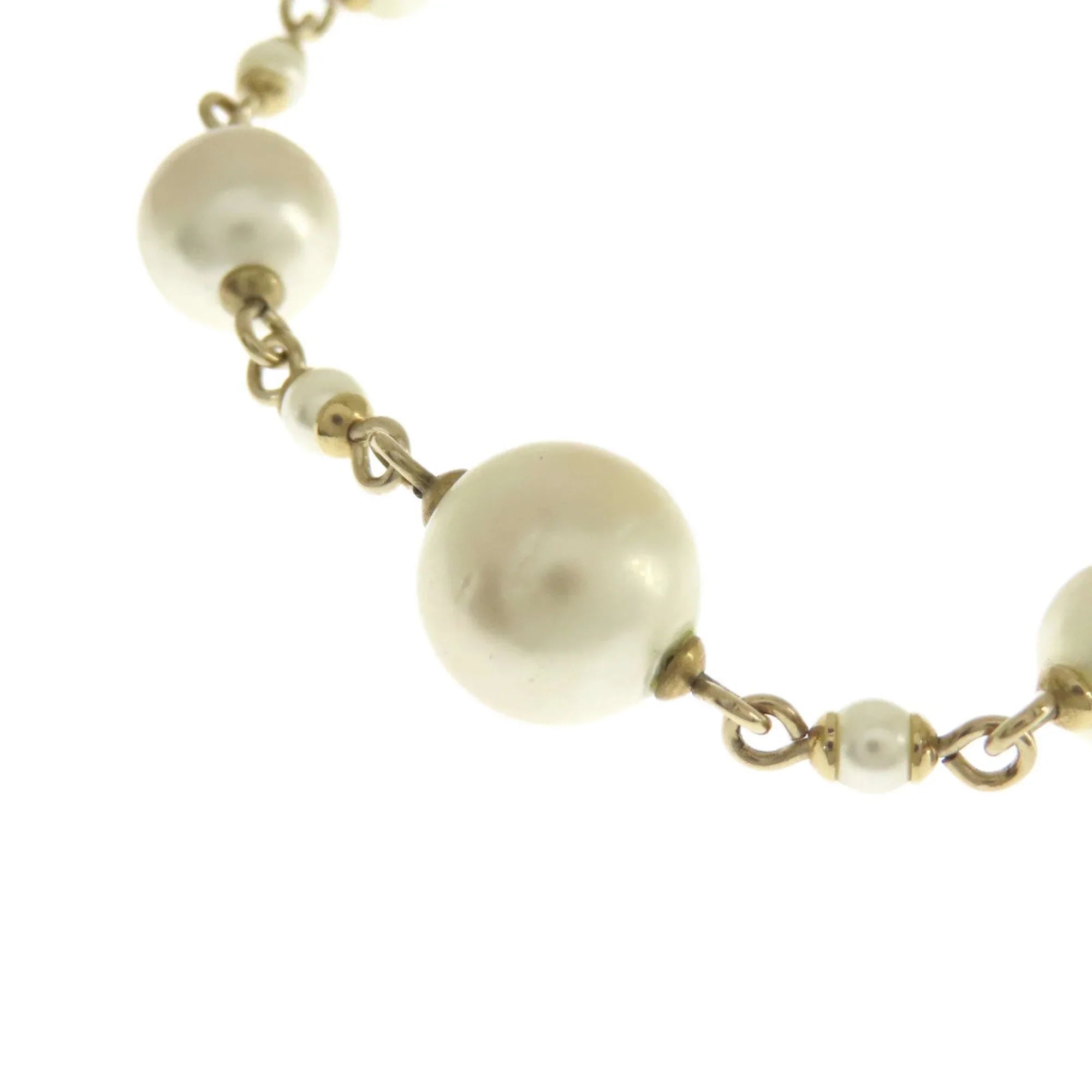Mark Pre-Owned Pearl for CHANEL Faux Bracelet Coco (Good) Women