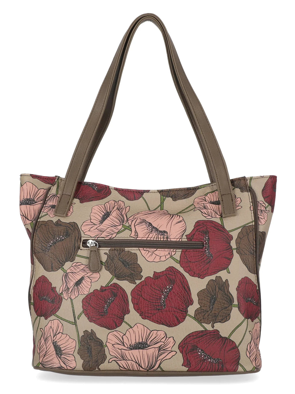 East Koltov Tote, Vegan Marbella West Leaf / Leather Emily Bay