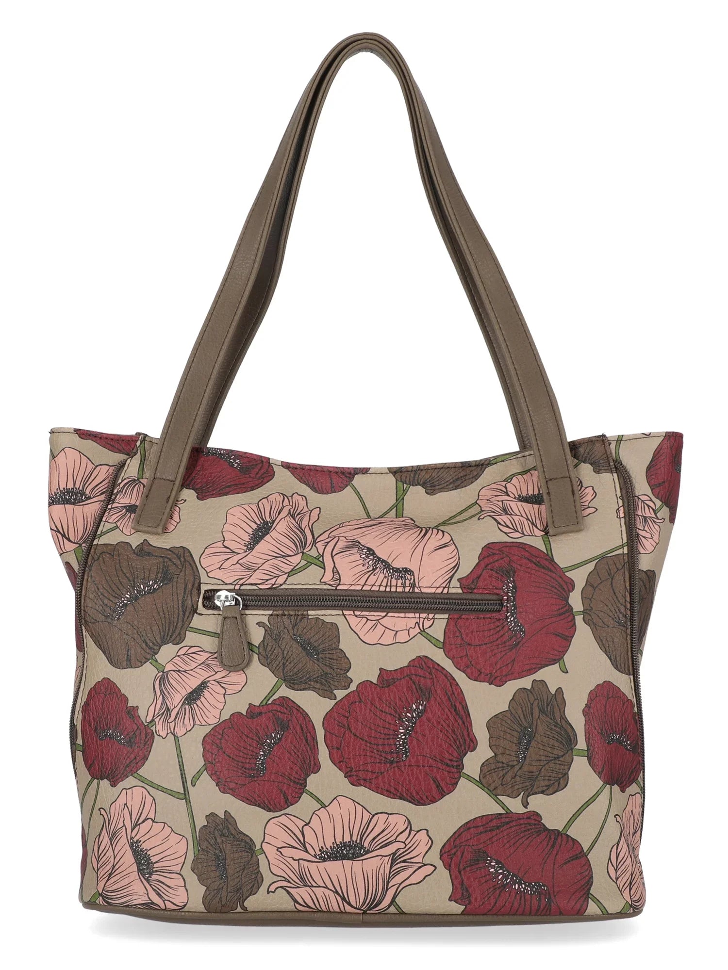 East Koltov Tote, Vegan Marbella West Leaf / Leather Emily Bay