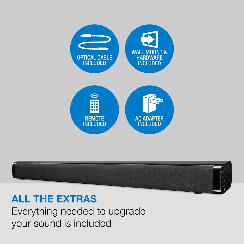 29" Wireless Soundbar, ITB031B iLive Bluetooth