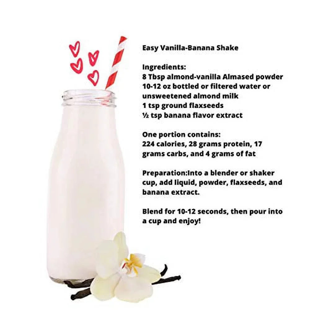 Almased Weight Gluten-Free, pack) Vanilla Loss (2 ¨C shakes Meal Flavor, ¨C oz Powder non-GMO 17.6 Replacement