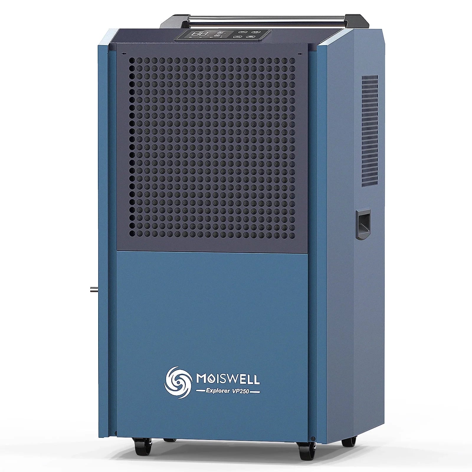Pump Dehumidifier Moiswell Industrial for Damage Pints Warehouse large Commercial 250 Restoration spaces dehumidifiers Basements, with for