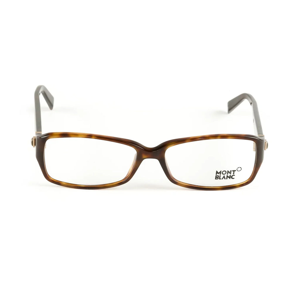 BROWN Acetate Rimless Frames 56 MB0394 MontBlanc Women's