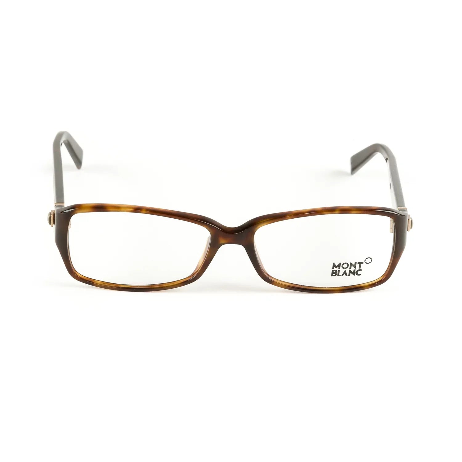 BROWN Acetate Rimless Frames 56 MB0394 MontBlanc Women's