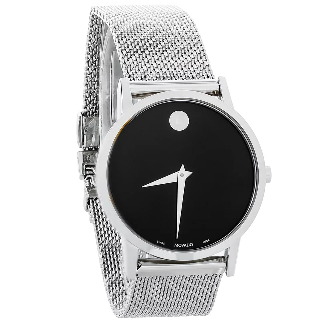 Classic Quartz 0607646 Steel Watch Swiss Museum Stainless Ladies Movado