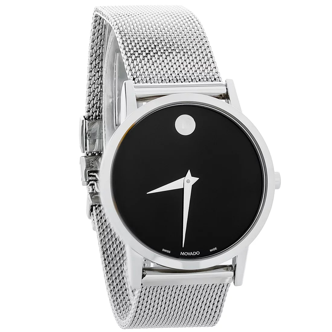 Classic Quartz 0607646 Steel Watch Swiss Museum Stainless Ladies Movado
