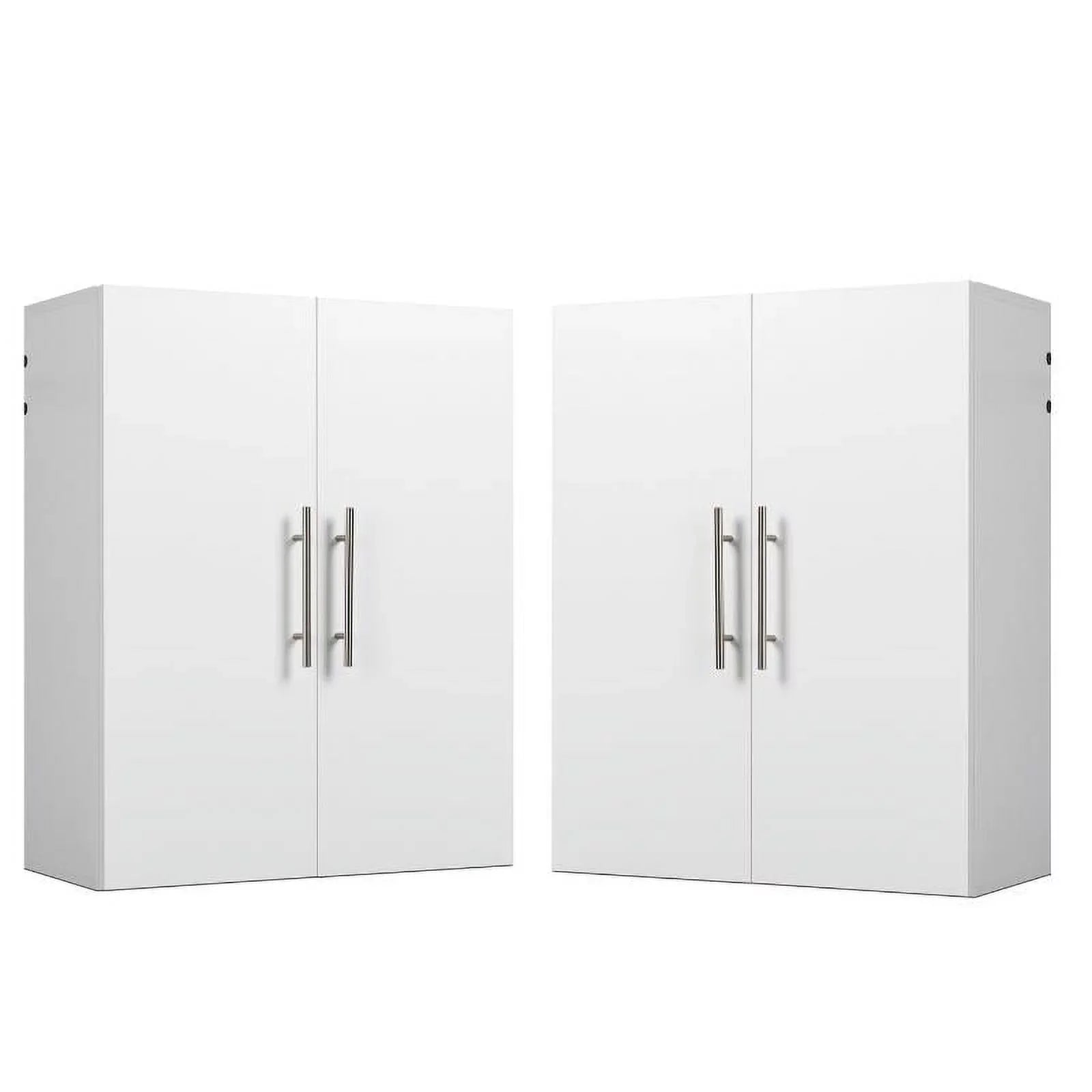 in Square Cabinet Set Mounted Home Garage Wall Piece 2 White