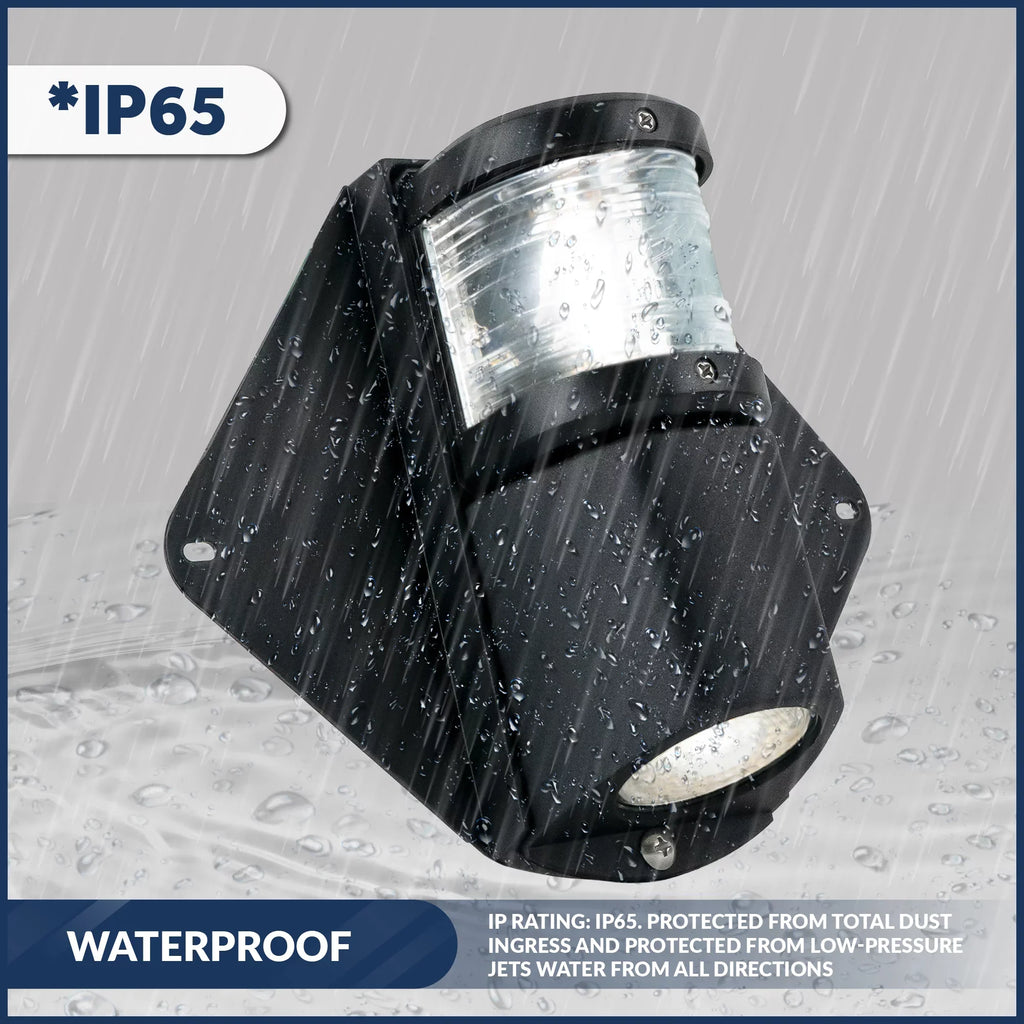 and Vertical Masthead Deck for - Sailboat Combination LED 12V, Light, Deck Mount FO3837 Five Oceans Light, Masthead Spreader
