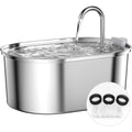 Quiet 6pcs Sponge 3pcs Filter and with Fountains Drinking Carbon Stainless - for Pump,with Cat Steel