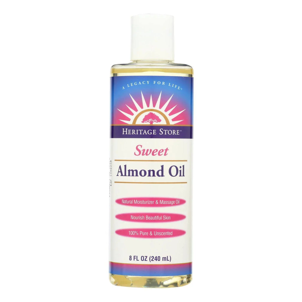 '- fl oz Heritage Products Oil Almond Sweet 8