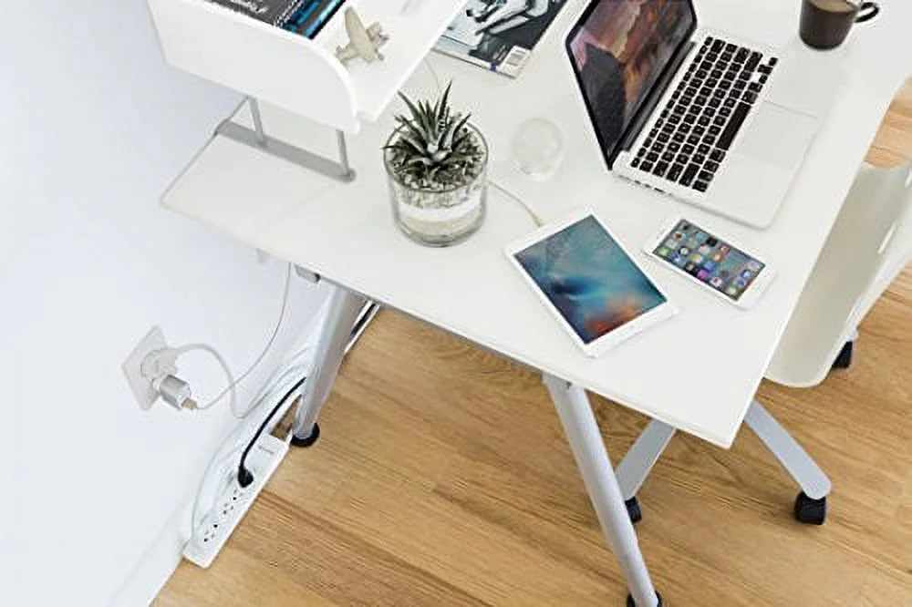 Strip Surge Power 2.5ft 555 with Cord, Commercial Joules,White Protector 6-Outlet Belkin