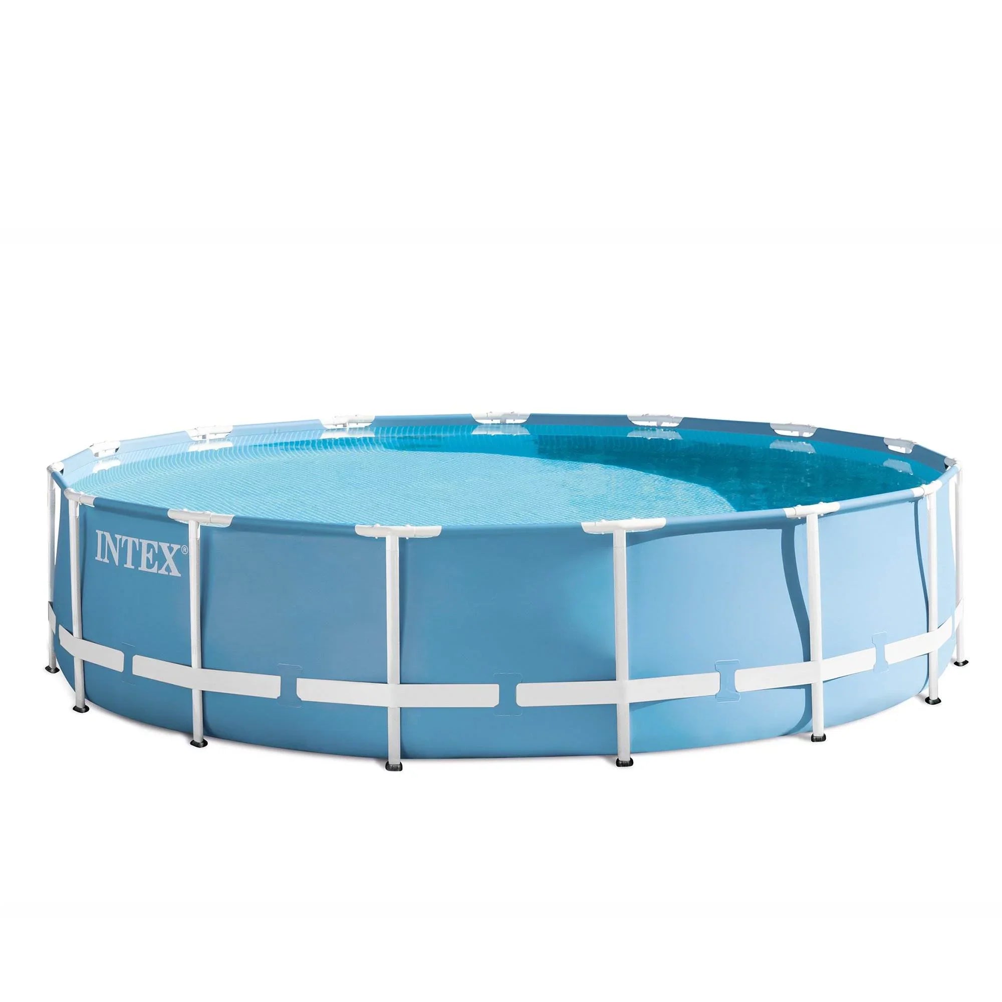 48 Set with & Inches Pump Feet Frame 15 Cover, Pool x Intex Prism (Used) Ladder,