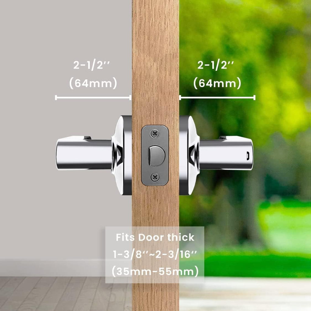 Home Smart Tuya with Install New by for Keys, Handle Easy Upgrade] Suited Backup Airbnb, Door Password, Office, GOURE, and Fingerprint to App [2024 Keypads Ideally Door Lock