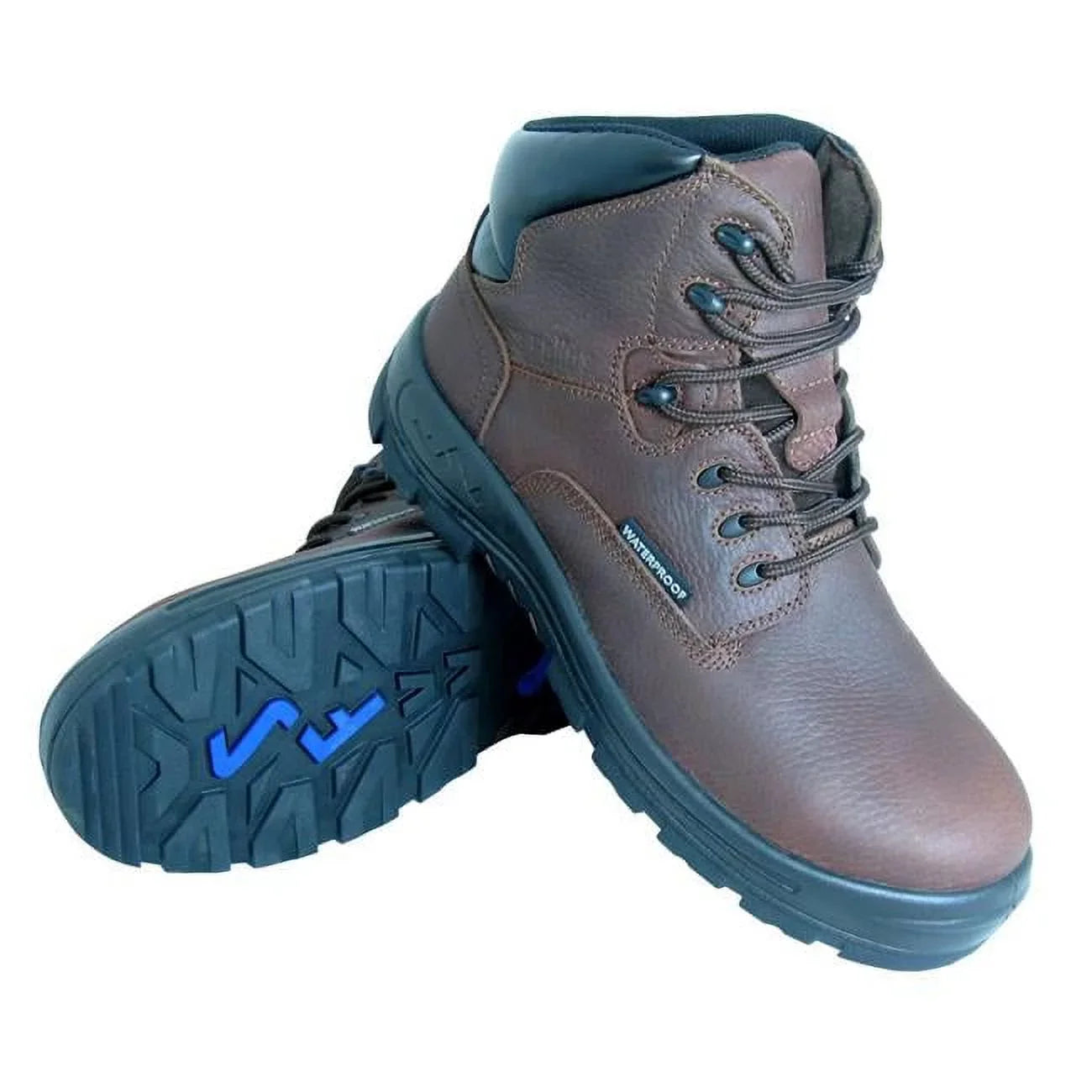 9.5 Waterproof Boot Size Hiker Comp Poseidon Brown 6 in. - Men's Work Toe