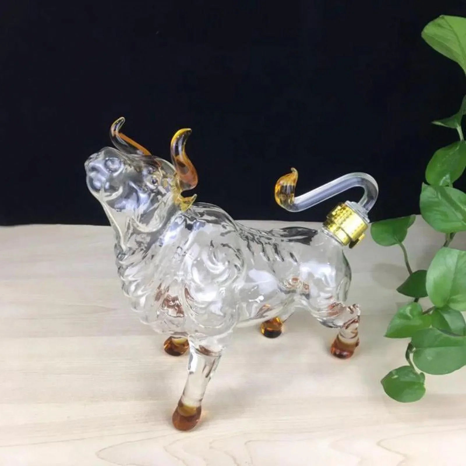W/ Tail Whisky Stopper for Decanter Whisky Creative Spirits Transparent