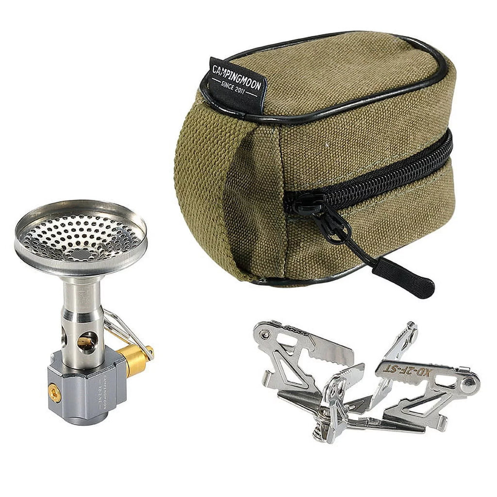 Cooking CAMPINGMOON Quick High Go on Backpacking 3300W Stove Camping Easy Efficiency Stove for and